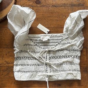 Antropolgie crop top